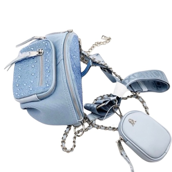 🆕{Steve Madden} Bmaxima Multi Crystals Cross Body Sling Bag - Picture 8 of 12